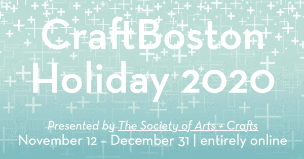 Save the date for our first week of CraftBoston Holiday Online events!