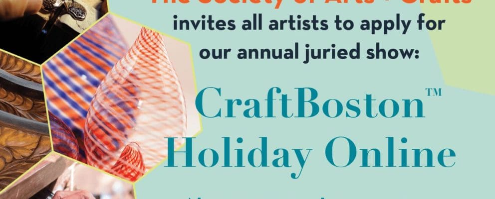 CraftBoston Holiday Applications Due Friday!