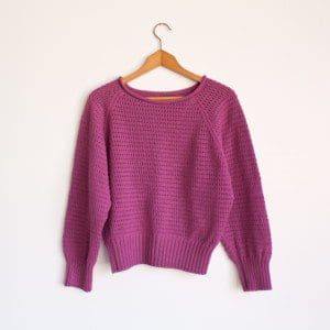 Pink Cloud Sweater - Roll Neck