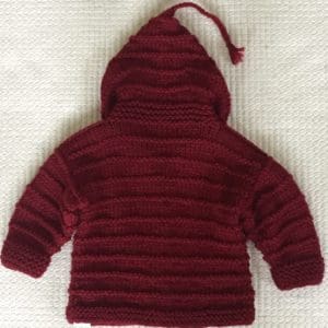 Galway Hooded Toggle Jacket / Size 12 Months / Red