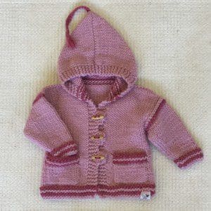 Paddington Hooded Toggle Jacket / Pink