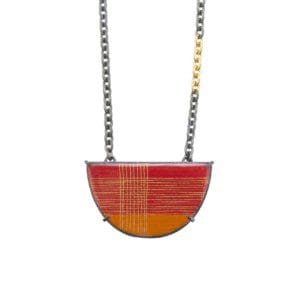 Intersectional Ley Line Red Pendant