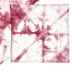 Tie Dye Hand Dyed Placemats (Set of 4)