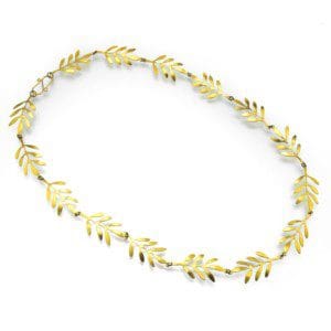 Gold Olive Branch Necklace