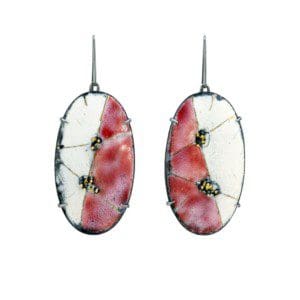 Astra Red Star Chart Earrings