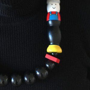 Spool Knitting Necklace