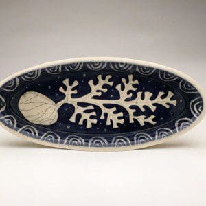 Blue Seaweed Plate