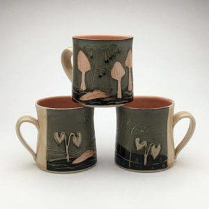 Woodland Slug Mugs, Set of 4