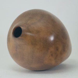 Hollow Form turned from Vietnamese Camphor Burl