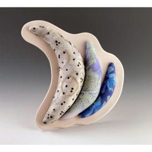 Wave Brooch in Cool Colors