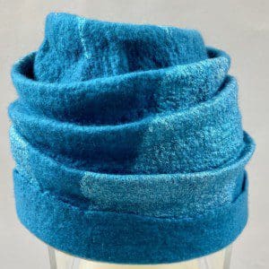 Turquoise Merino/Silk Hat