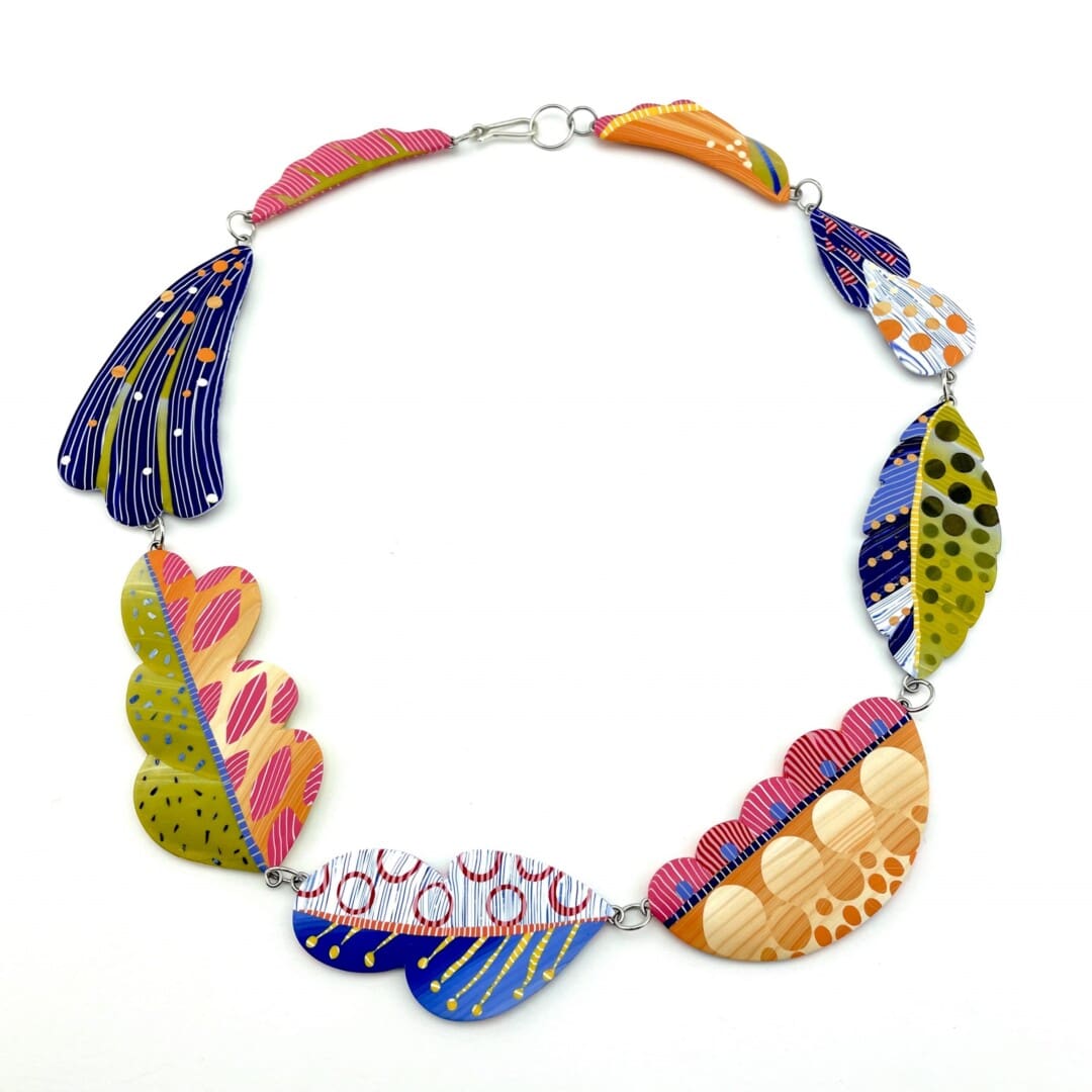 Multi Colored Big Bead Necklace