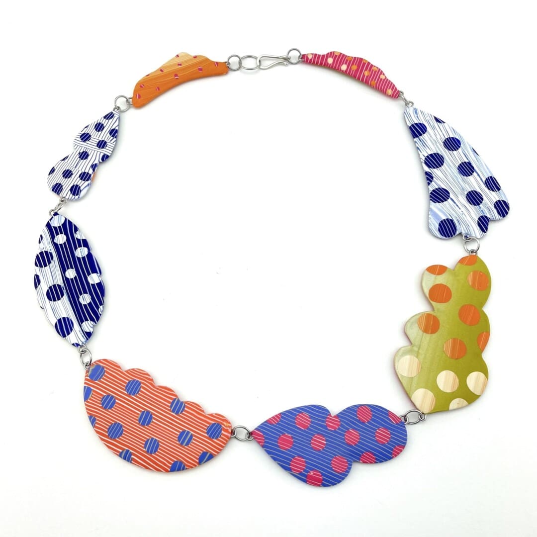 Multi Colored Big Bead Necklace